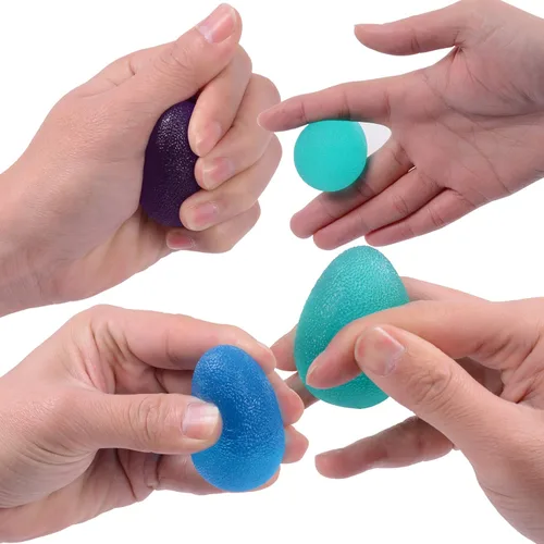 Vista 2 de The Friendly Swede Stress Balls for Adults — 3 Squeeze Balls for Hand Therapy, Stress Relief & Hand Strength - Exercise for Grip Strength with 3