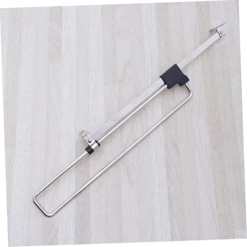 Vista 9 de Amosfun Percha retráctil para ropa que ahorra espacio, riel de vestuario, revestimiento telescópico de riel que evita la toalla, percheros Mm