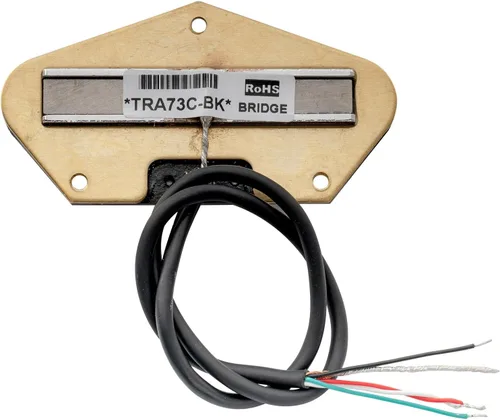 Vista 5 de Artec TRA73C Alnico 5 Hot Rail Bridge Single Coil Size Humbucker Pickup 12K para guitarra eléctrica estilo Tele, riel cromado