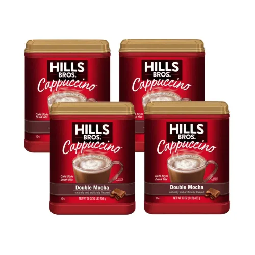Vista 21 de Hills Bros. Café con Sabor (Cappuccino clásico, 14 onzas (paquete de 2))