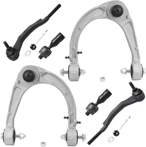 Vista 141 de Detroit Axle - Kit de extremo delantero RWD para Chrysler 300 Dodge Charge Challenger 2011-2019, 2 brazos de control inferiores traseros 2 rótulas