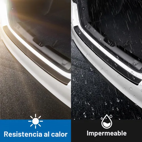 Vista 4 de Protector de parachoques trasero para Honda Accord 2023-2025, fibra