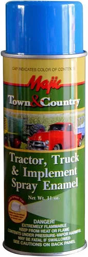 Vista 7 de Majic Paints 8-20974-8 Pintura esmaltada en aerosol para tractor e implemento, aerosol, verde oliva
