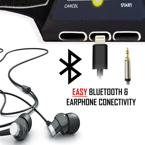 Vista 4 de RevereSport Brazalete deportivo para teléfono compatible con iPhone 17/16/15/14/13/12/11/SE Samsung S25/S24/S23/S22/S21/S20 (mediano)