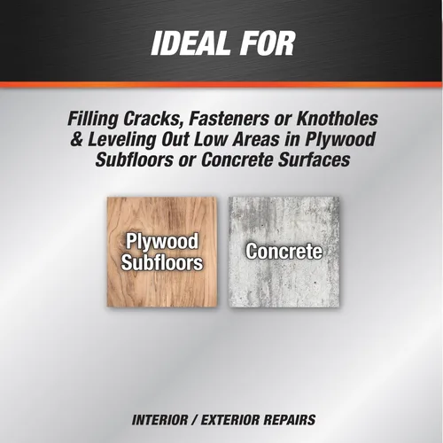 Vista 4 de DAP Parche y nivelador flexible para piso, gris claro, 32 onzas (7079859184)