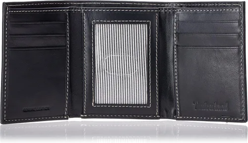 Vista 36 de Timberland Billetera triple de cuero para hombre con ventana de identificación