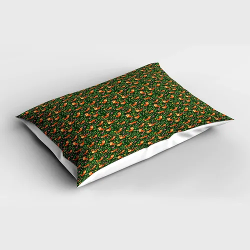 Vista 18 de Ambesonne Library Love - Juego de 2 fundas de almohada, siluetas, libros de lectura frente a una colorida composición de biblioteca, artículo