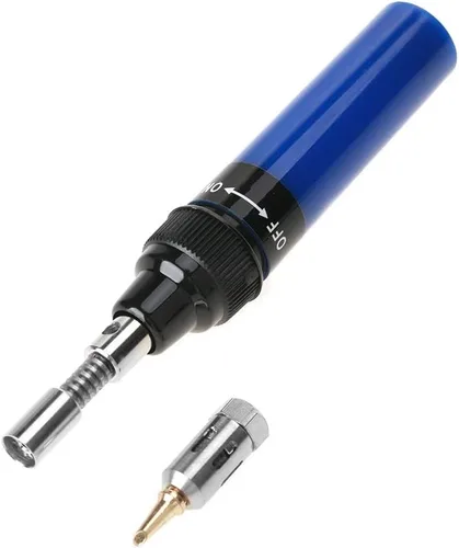 Soldador de butano inalámbrico y mini bolígrafo de antorcha – Pistola de soldadura de soplete de gas para productos electrónicos y circuitos de