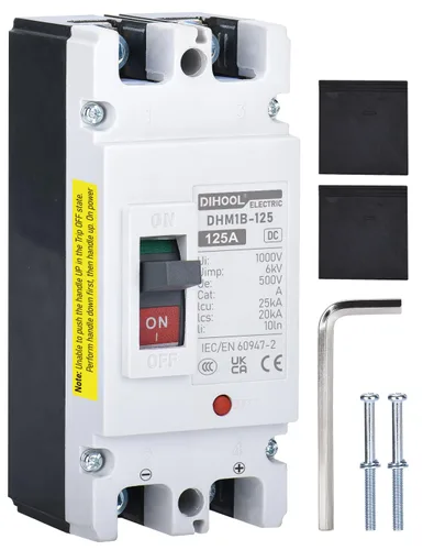 Vista 14 de DIHOOL Interruptor Principal de 100 Amperios CC, Interruptor de Desconexión de Batería de 500V, Interruptor Maestro para Motor de Arrastre de Barco