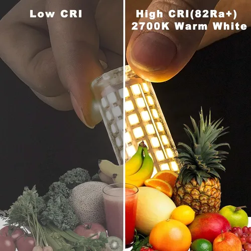 Vista 4 de ALIDE Bombillas LED E12 equivalentes a 40 vatios, 2700 K blanco cálido, bombilla LED E12 T6 C7 de 4 W para ventilador de techo, lámpara colgante