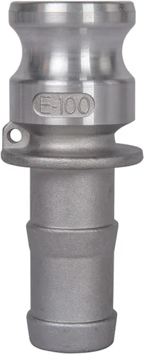 Vista 2 de 2 accesorios de aluminio Camlock - Accesorios de manguera de leva y ranura tipo E, acoplamiento Camlock de 1 pulgada