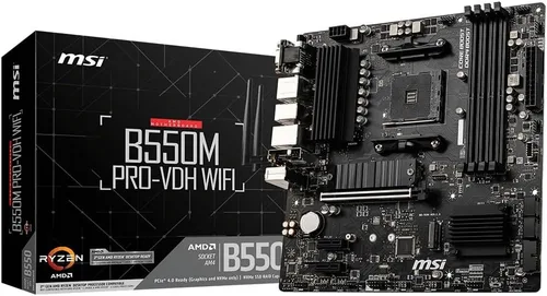 Vista 7 de MSI PRO B550M-VC WiFi ProSeries Placa base