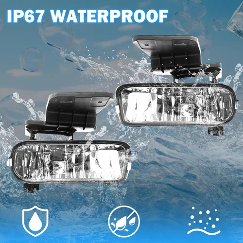 Vista 3 de Conjunto de luces antiniebla para Silverado 1999-2002 1500 2500/2001 2002 Silverado 1500HD 2500HD 3500/2000-2006 Tahoe Suburban 1500 2500