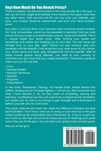 Vista 2 de Resistance Training For Martial Artist, Mixed Martial Arts (MMA), Boxing and All Combat Fighters A Starter Guide to Strength Training for Action