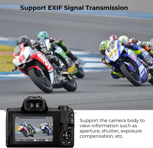 Vista 5 de Adaptador K&F Concept EF a EOS R, adaptador de montaje de lente con enfoque automático para lentes EF EF-S compatible con cámaras de montaje Canon