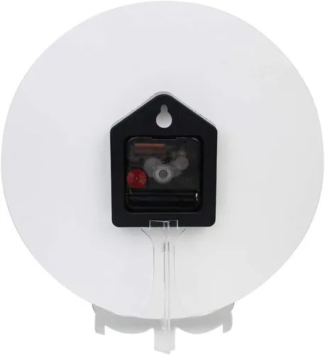 Vista 5 de ALAZA Reloj de pared con letras del alfabeto de monstruo divertido, funciona con pilas, silencioso, de cuarzo, analógico, rústico, rústico, reloj