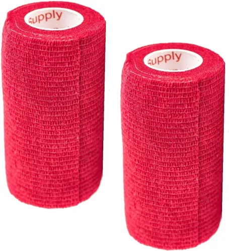 Vista 49 de Cinta adhesiva de 3 pulgadas para veterinarios (varios colores) (paquete de 24) rollo de agarre de vendaje flexible de adherencia autoadhesiva