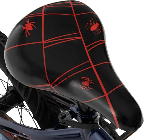 Vista 6 de Huffy Disney and Marvel 12/16 Inch Boys Bikes, Multiple Color Options Abismo azul Spider-Man