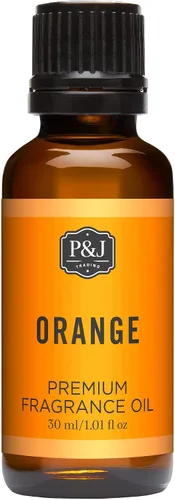 P&J Trading Aceite Aromático | Aceite de Naranja 30ml - Aromas de Vela para Hacer Velas, Aromas Freshie, Suministros para Hacer Jabón, Aromas de