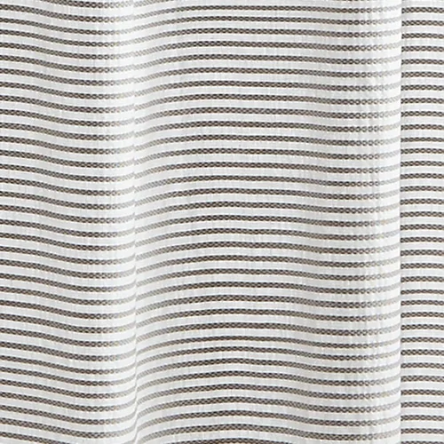 Vista 4 de Panama Stripe Cortina de ducha 100% tela de algodón para baño, de 72 x 72 pulgadas /182.88 x 182.88 cm.