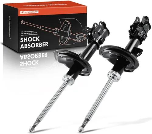 Vista 9 de A-Premium Par delantero [2] Conjunto de puntal compatible con Hyundai Accent 2000-2005, lado del conductor y del pasajero