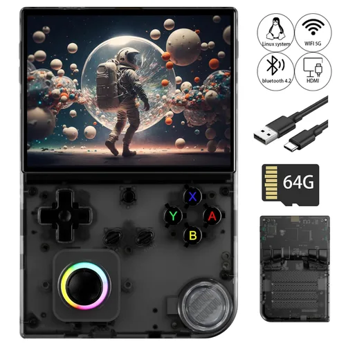 RG40XX V Retro Handheld Game Console with Linux System 4''IPS Screen Built-in 64G Card Preloaded Games 4753+ RG 40XXV Portable Gaming Console