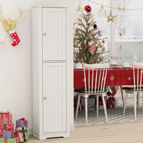 Vista 6 de Function Home Armario de almacenamiento alto para baño, despensa de cocina delgada de 64 pulgadas con almacenamiento de puerta, armarios