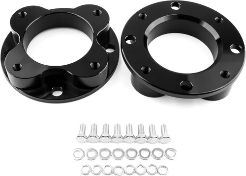 Vista 9 de Flycle Kit de elevación de nivelación de 1.5 pulgadas, kit de nivelación frontal de 1.5 pulgadas, espaciadores de puntal delantero forjado