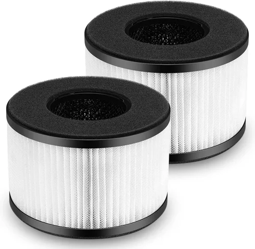 Paquete de 2 filtros de repuesto BS-03 compatibles con PARTU y Slevoo BS-03 purificador de aire Parte U y Parte X, sistema de filtración 3 en 1 (no