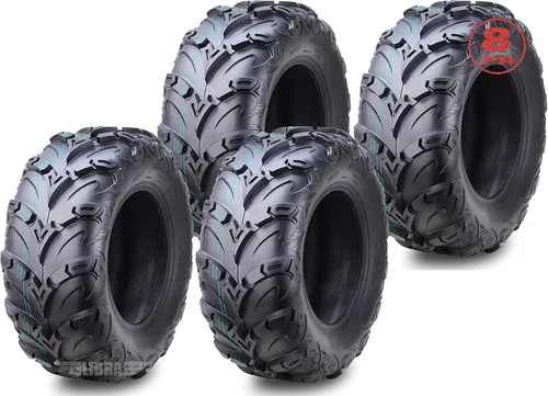 Vista 14 de WANDA Neumáticos Premium de 8 Capas para ATV/UTV 23x8-11 delanteros y 24x9-11 traseros Mud Sling