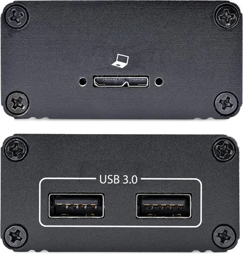 Vista 3 de StarTech.com Extensor USB 3.0 de 2 puertos sobre fibra multimodo OM3 - LC/LC - Hub USB-A 2X - 5Gbps - Alcance de 1,148.3 ft (1150 pies) - Extensor