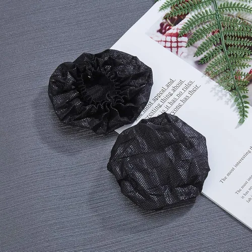 Vista 4 de 200 unidades (paquete de 100) fundas desechables no tejidas para micrófono de mano Mike cubierta protectora para parabrisas para KTV, karaoke, sala