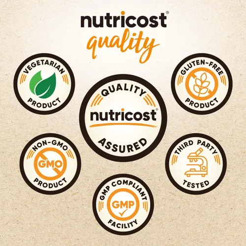 Vista 3 de Nutricost Polvo de raíz de cúrcuma orgánica de 1 libra (16 onzas), certificado orgánico USDA, grado alimenticio, sin gluten, sin OMG
