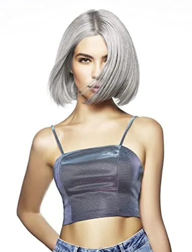 Vista 2 de Colour Freedom - Tinte acondicionador metálico permanente plateado para el cabello. Infundido con manteca de karité y aceite de argán para un