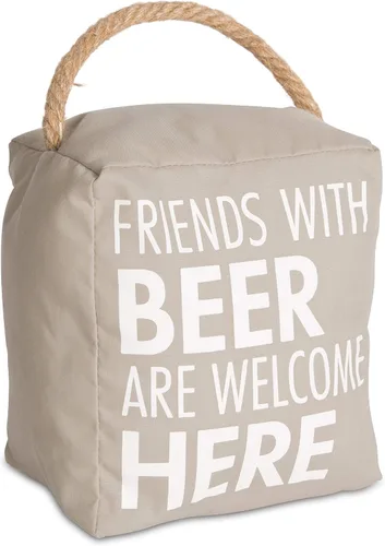 Vista 19 de Pavilion Gift Company 72151 Bless This Home - Tope para puerta, 5 x 6 pulgadas, gris, bronceado, beige y blanco