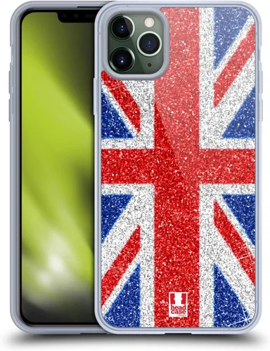 Vista 160 de Head Case Designs Blue Gingham Union Jack Collection - Funda de gel suave compatible con Apple iPhone 7 Plus/iPhone 8 Plus