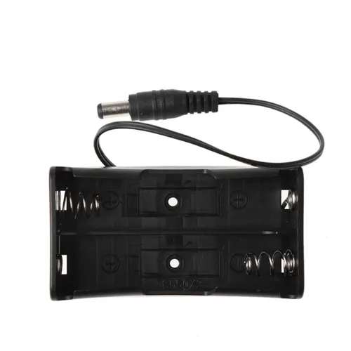 Vista 21 de 10 piezas de portapilas AA de 1 celda con tapa/interruptor de encendido/apagado/cables conductores, 1 caja de batería AA para producción