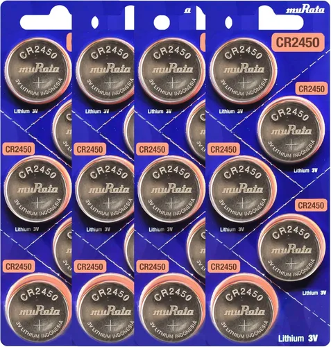 Vista 10 de Murata Batería CR2450 3V Litio Moneda Celda - Reemplaza Sony CR2450 (2 Baterías)