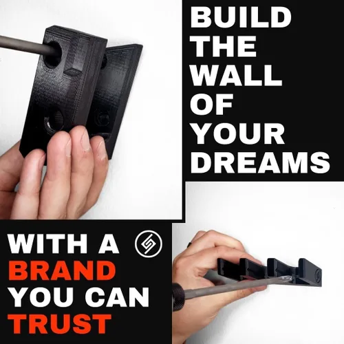 Vista 8 de Spartan Mounts Compatible with Glock Magazines Firearm Accessories, Wall Mount Mag Display for Gun Room, Ammo Storage, Gun Safe Armory Tactical.