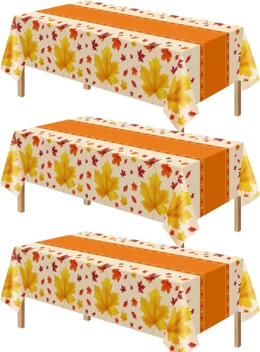 Vista 20 de Kelool Decoraciones del 250 aniversario de Estados Unidos, paquete de 3 manteles patrióticos de 54 x 108 pulgadas, mantel rectangular desechable