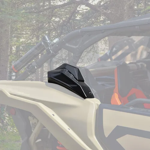 Vista 3 de SAUTVS Cubierta de plástico con moldura de jaula trasera para Maverick X3, placa de protección de pilar C para accesorios Can Am Maverick X3 / X3