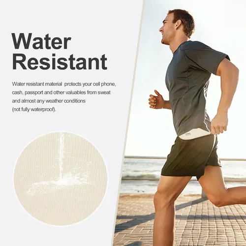 Vista 41 de DAITET Cinturón de dinero, soporte para pasaporte, cartera de viaje oculta segura con bloqueo RFID, riñonera encubierta (negro), Negro, Rfid