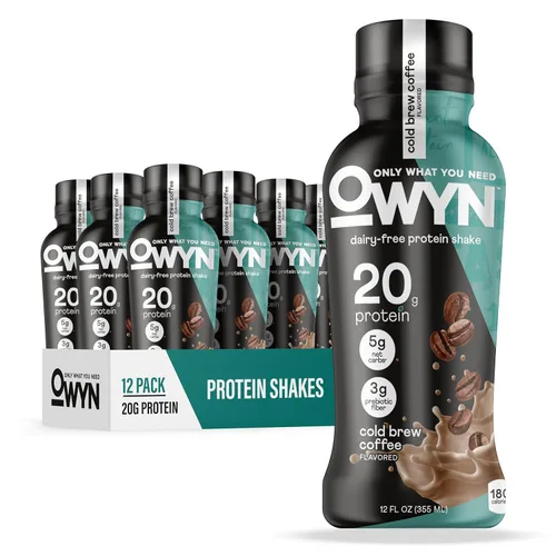 Vista 2 de Owyn - Batido de proteínas a base de plantas, con 0.70 onzas de proteína vegetal proveniente de una mezcla de semillas de calabaza orgánicas, lino