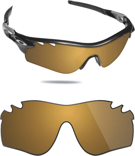 Vista 9 de Fiskr Lentes polarizadas de repuesto compatibles con gafas de sol Oakley RadarLock Path Vented OO9181 Azul