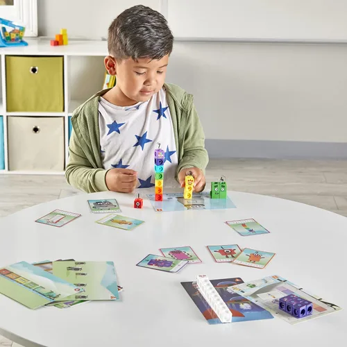 Vista 8 de hand2mind MathLink Cubes Numberblocks Juego de Actividades 1-10, 30 Actividades de Aprendizaje Preescolar, Bloques de Conteo, Cubos de Enlace