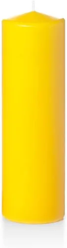 Vista 43 de Yummi - Velas redondas de pilar blancas de 3 pulgadas x 4 pulgadas, 3 por paquete