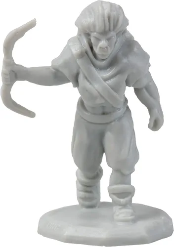 Vista 8 de 28 mini figuras de fantasía pintables, todos los diseños únicos, tamaño hexagonal de 1 pulgada compatible con DND Dungeons Dragons, Pathfinder