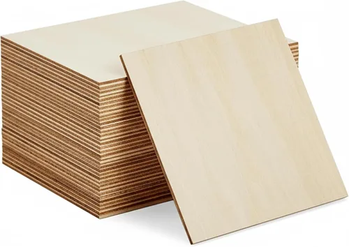 Vista 3 de 30 piezas de hojas de tilo, hojas de madera contrachapada delgadas sin terminar para manualidades, perfectas para proyectos DIY, grabado en madera