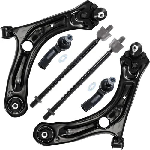 Vista 250 de Detroit Axle - Kit de extremo delantero RWD para Chrysler 300 Dodge Charge Challenger 2011-2019, 2 brazos de control inferiores traseros 2 rótulas