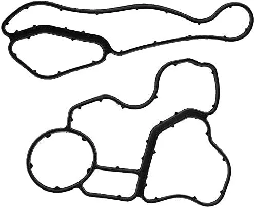 Junta de carcasa adaptador de filtro de aceite de motor para BMW N51 N52 + Junta de sello de enfriador de aceite para BMW E60 E61 E90 E81 E91